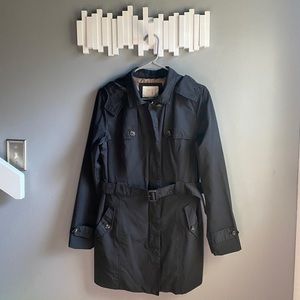 Water Resistant Belted Trench Coat